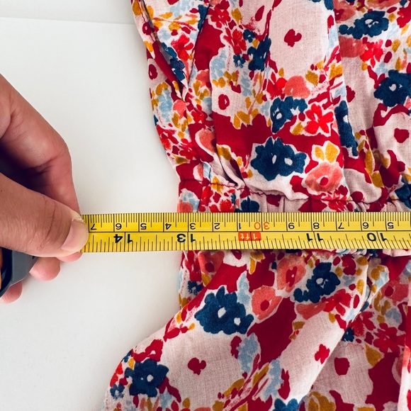 Crewcuts Floral Printed Flutter Sleeve Voile Dress Girls Size 12 - Picture 10 of 12